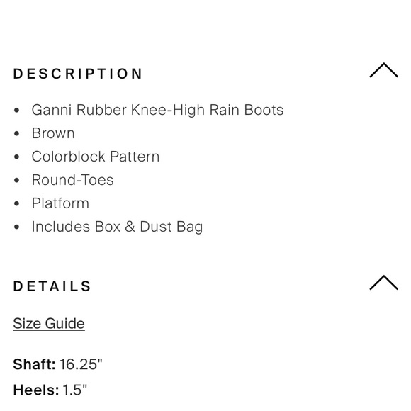 GANNI tall lug sole boots. Size 38 - Picture 2 of 11